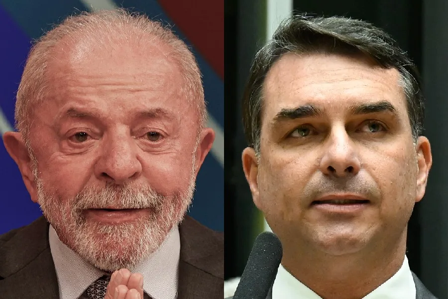 Pesquisas mostram a distância entre Lula e Flávio nos três maiores colégios eleitorais do país