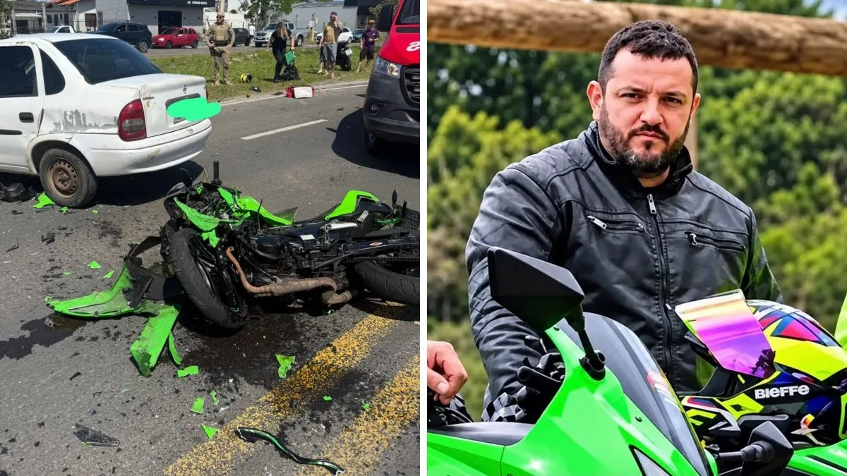 ‘Estávamos te esperando’: motociclista que morreu após grave acidente estava indo para encontro de motos em SC; vítima foi socorrida, mas não resistiu