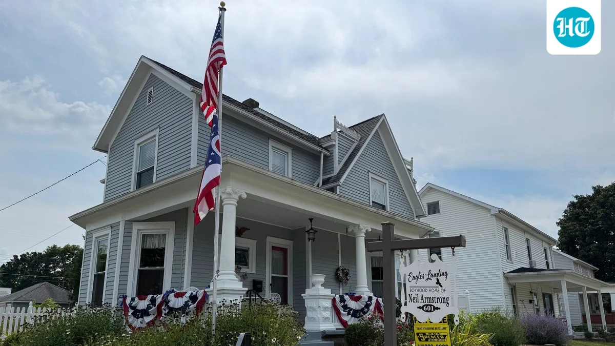 Inside Neil Armstrong's boyhood home: The model planes, homemade wind tunnel and plans for tours