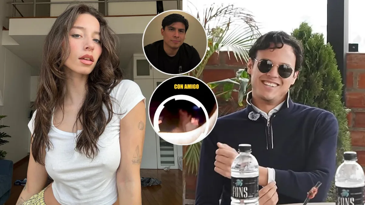 ¿Se contradicen? Carla Campos-Salazar niega beso con Alonso Grimaldo, pero él admite que en las imágenes “se vio” lo que pasó
