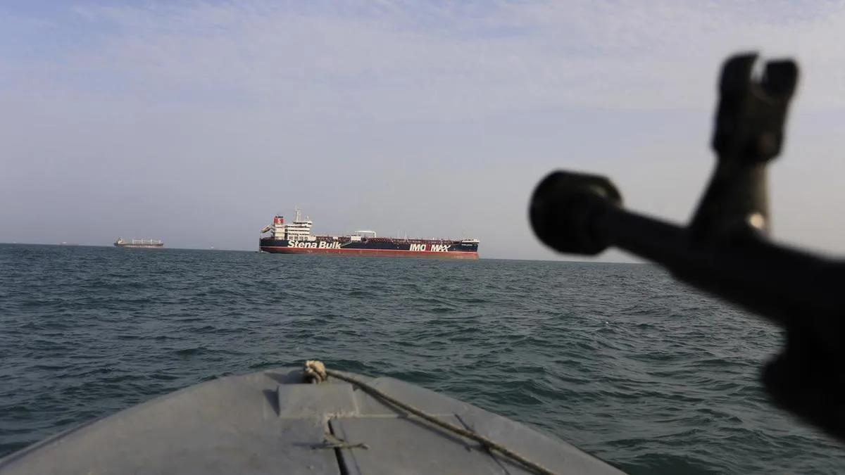 Iran strikes gas tanker in Strait of Hormuz