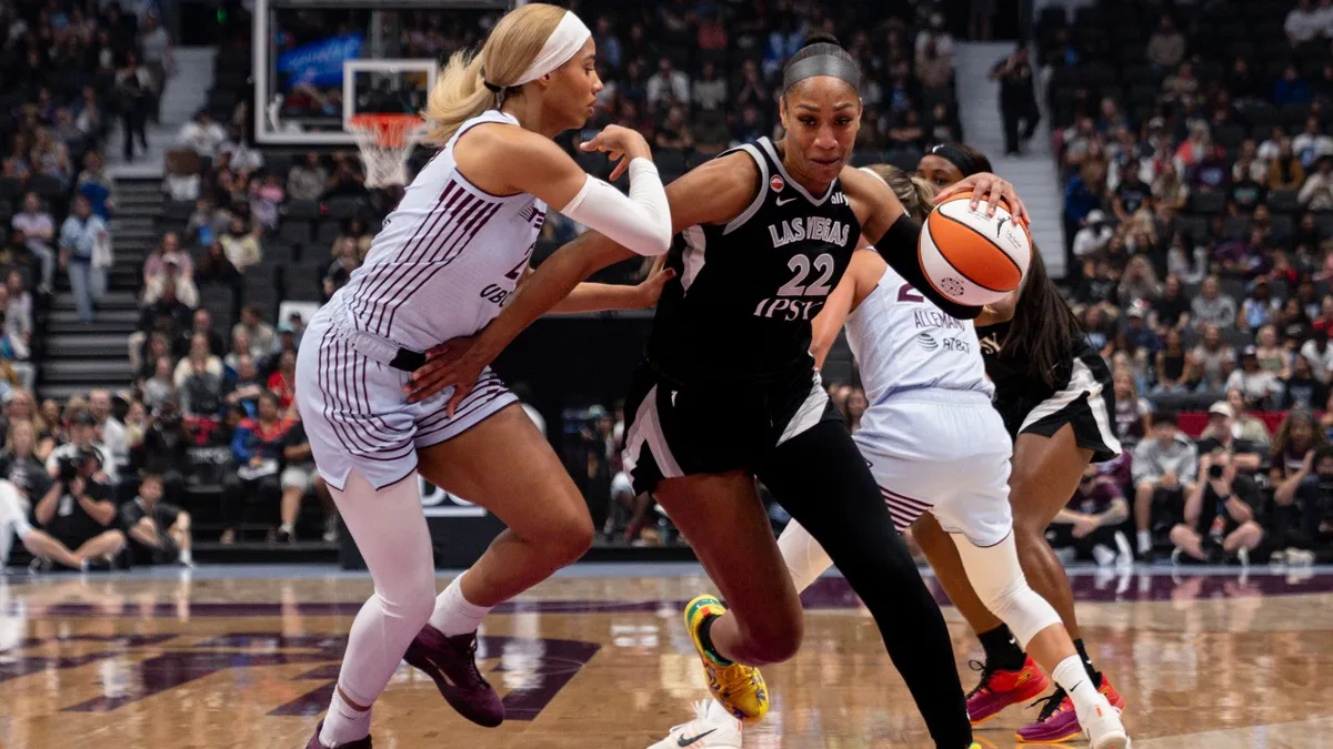 A’ja Wilson scores 27, Aces outlast short-handed Tempo in Vancouver