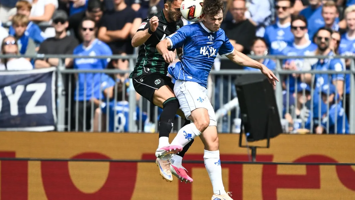 2. Bundesliga: Erster Saisonsieg für 96 - Darmstadt sauer auf Referee