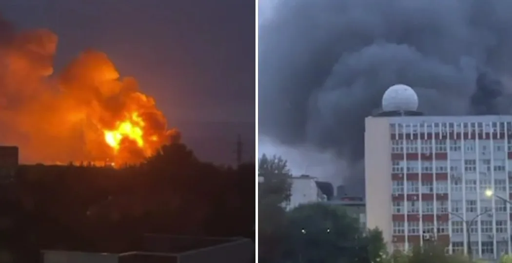 Ucrania atacó sede de la agencia espacial rusa Roscosmos con misiles Flamingo (VIDEO)