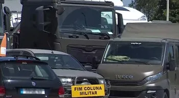 Acidente na A1. Dois militares feridos junto à área de serviço da Mealhada