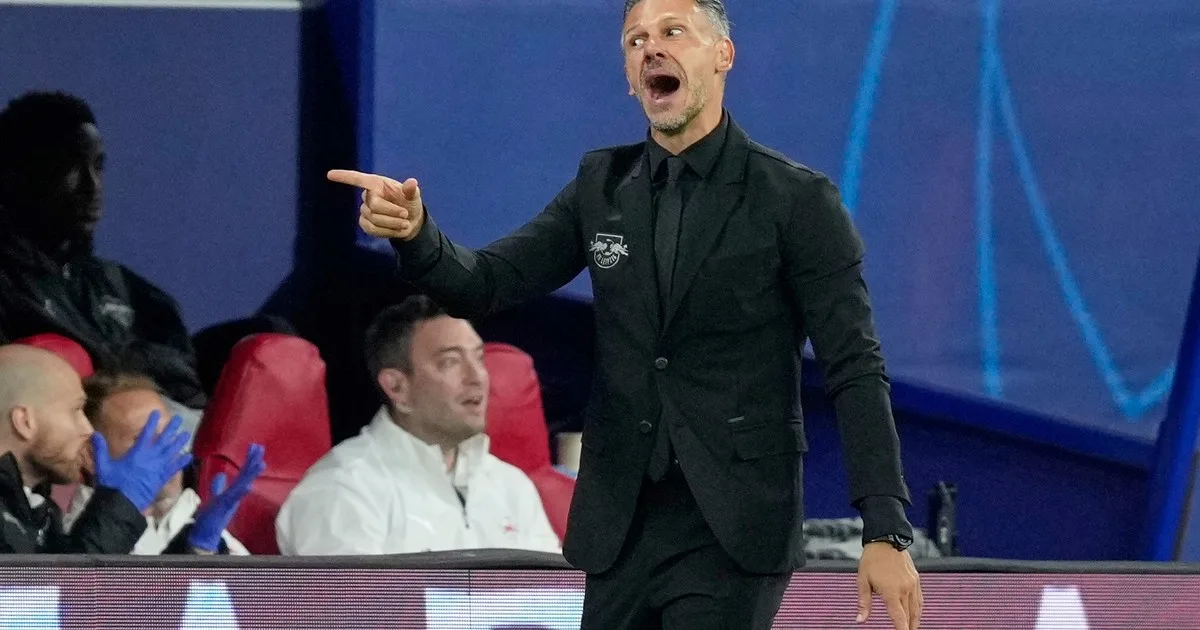 Festeja Martín Demichelis: el Leipzig consiguió su primer triunfo en la Champions