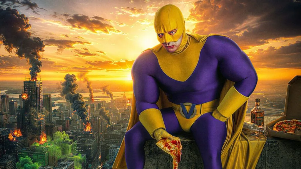 Caco Ciocler vive super-herói BRASILEIRO em crise no trailer da comédia ‘Overman’; Confira!