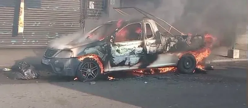 WATCH | Fiery protests in Durban CBD sparked by alleged revenge attack, police stretched