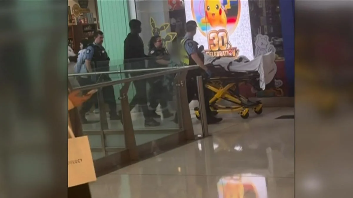 Man in his 20s left with stab wound after violent altercation at Joondalup shopping centre foodhall