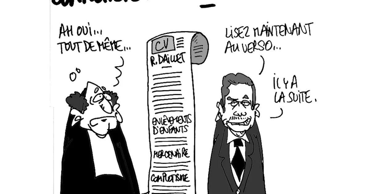 Humour. Le dessin du 15 septembre : procès de Rémy Daillet, complostiste d'extrême droite