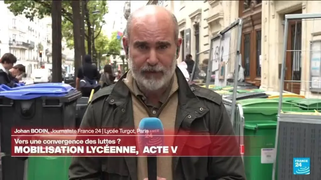 Manifestations de lycéens en France : "deux départs de cortèges différents"