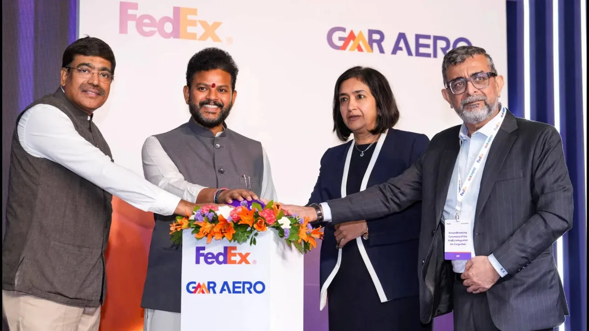 From 600 to 5,000 packages an hour: FedEx unveils $150 million Delhi cargo hub