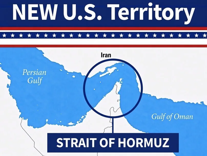 Trump defende transformar Estreito de Ormuz em ‘território norte-americano’