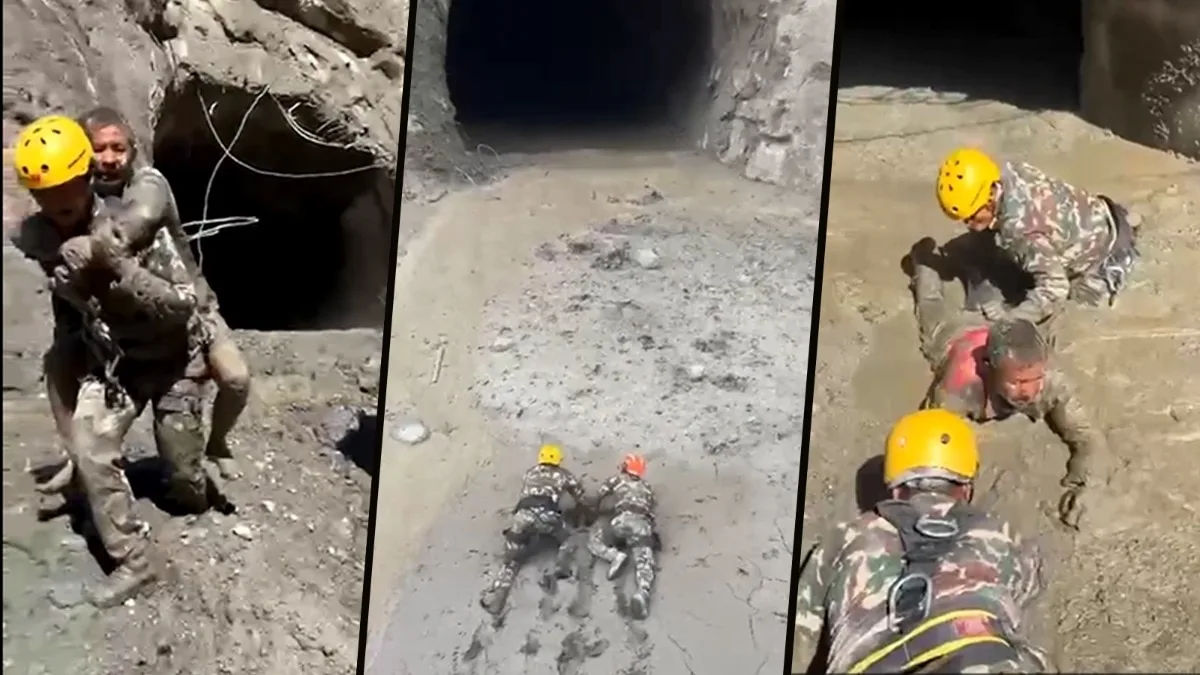 100 trapped in Nepal's hydropower tunnel; 63 Indians among 350 rescued so far