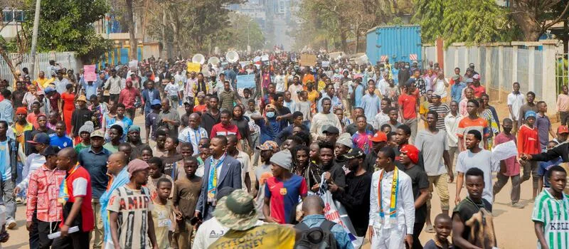 DRC police break up protests against proposed constitutional changes