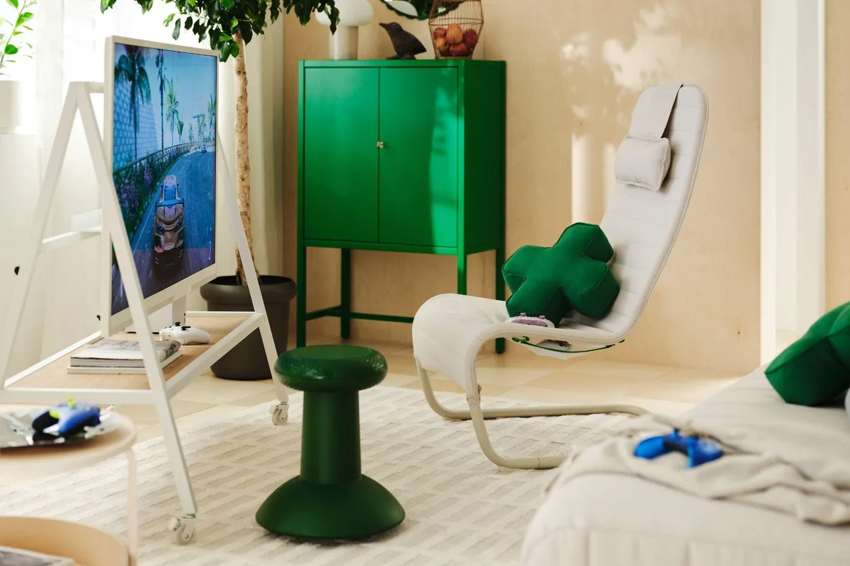 Ikea’s Xbox collection includes a giant thumbstick stool