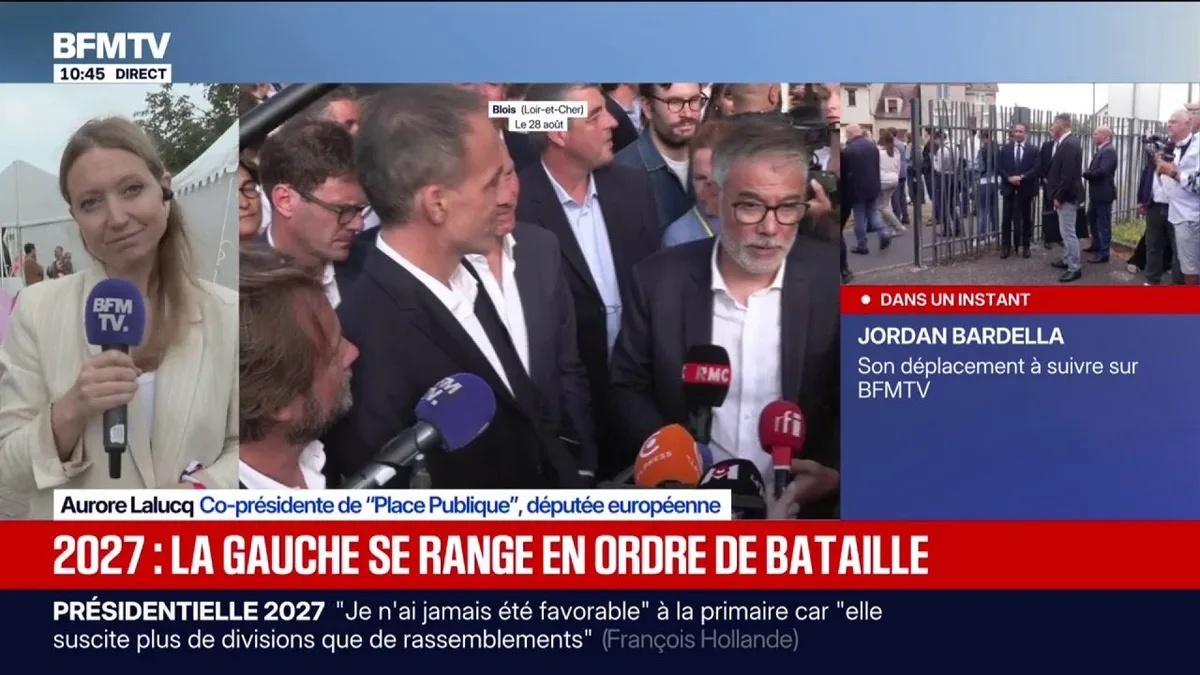 Présidentielle 2027: "Il n'y avait pas un monde où nous ne ferions pas campagne avec le Parti socialiste", assure Aurore Lalucq, co-présidente "Place Publique"