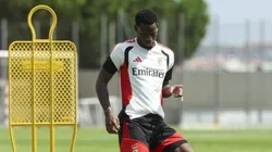 Benfica: Durán no ginásio e Banjaqui em treino individual na véspera do Aarhus