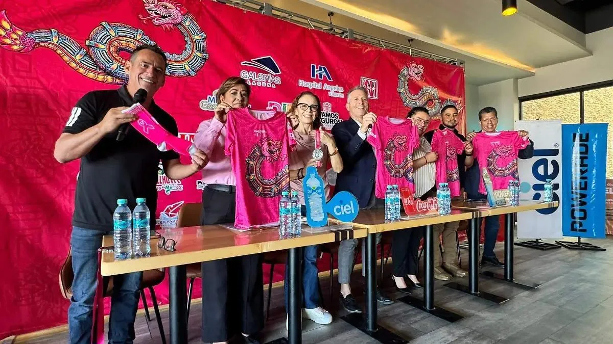 Torreón: el Medio Maratón Galerías CAR 871 alista su quinta edición con causa rosa