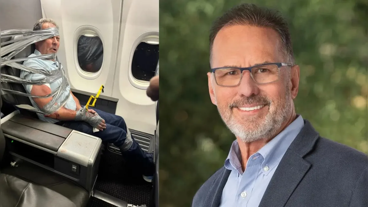Unruly American Airlines Passenger Who Was Duct-Taped Gets Fired From Arizona Realty Firm