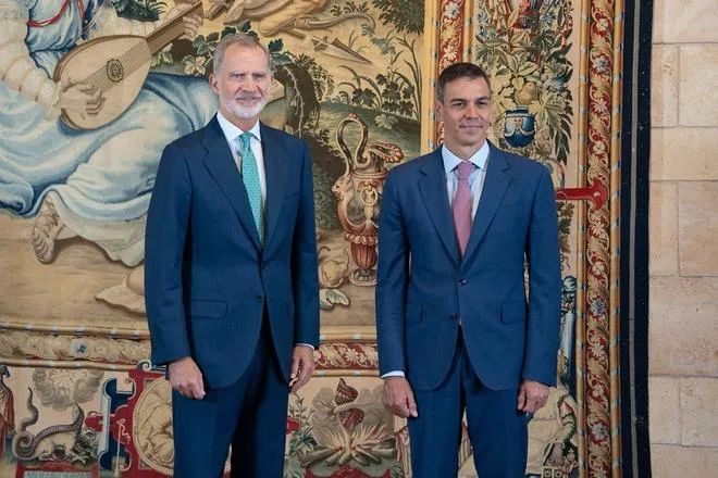 Felipe VI se reúne con Sánchez en su primer encuentro tras las vacaciones de verano