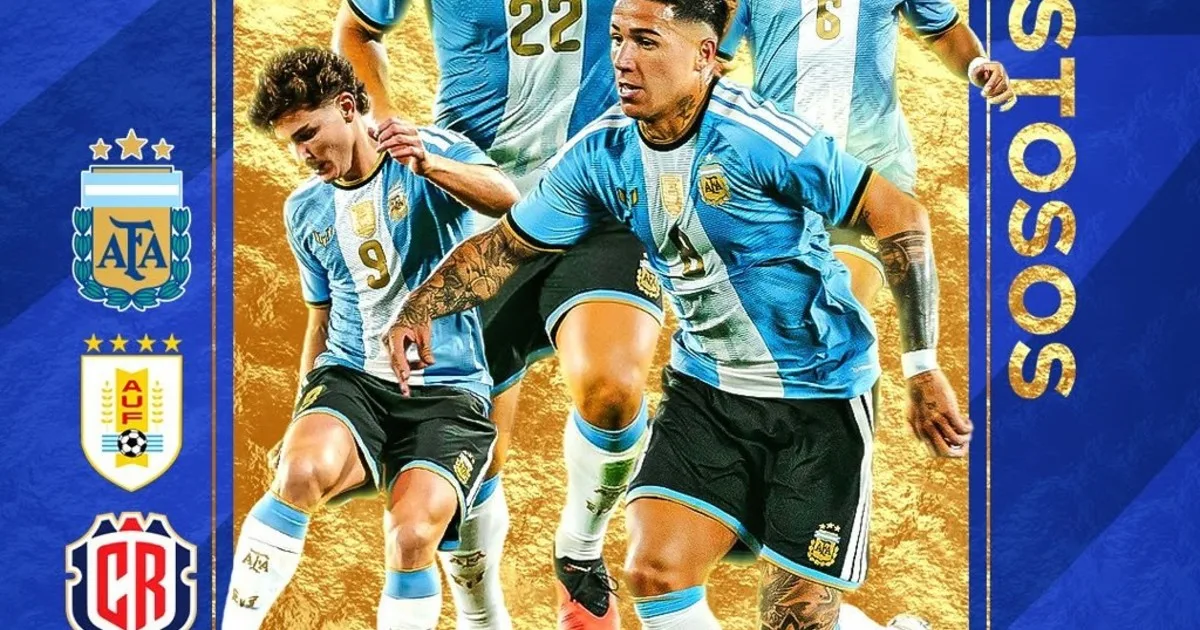 Rivales confirmados: la Selección Argentina enfrentará a Uruguay y Costa Rica