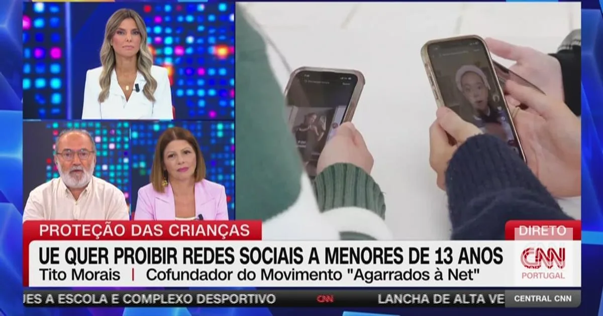Proibição de redes sociais da UE a menores de 13 anos é "equilibrada" e evita uma "manta de retalhos" em cada país