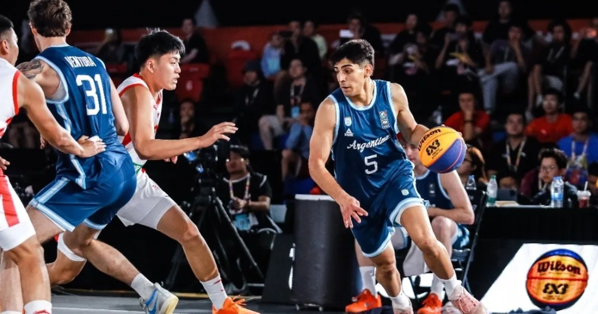 Cómo fue el debut de Argentina en el Mundial U23 de básquet 3x3