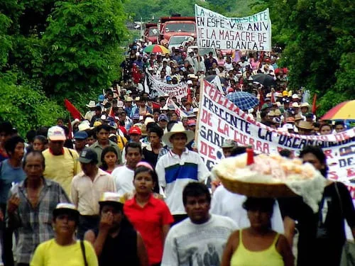 Marchan ejidatarios en Cintalapa por amenazas de desalojo de pobladores de Los Chimalapas, Chiapas; exigen respeto a sus derechos agrarios