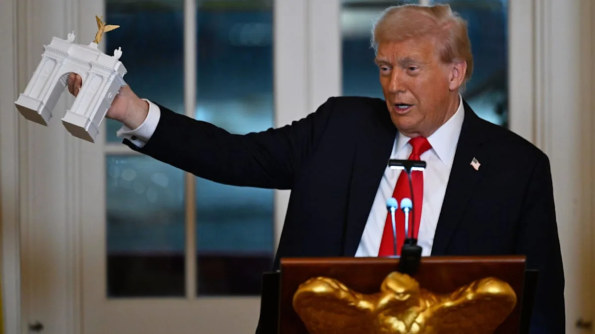 Trump plant militärische Nutzung für seinen Triumphbogen