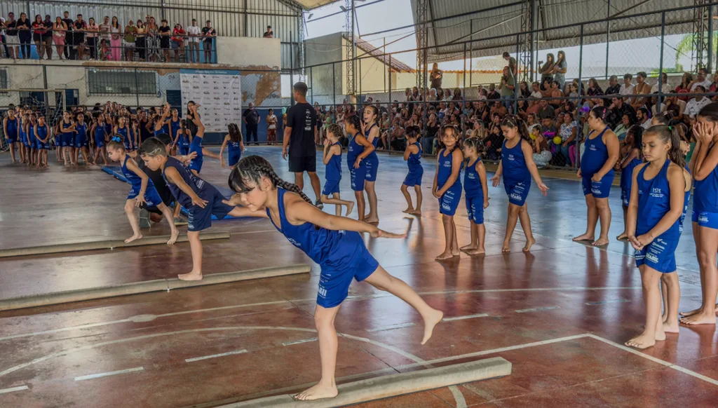 Ginástica vira ponto de partida para ação de educação ambiental com crianças em MG e RJ
