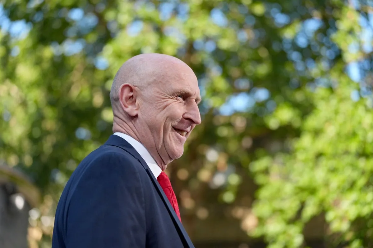 John Healey calls on counterparts to ‘step up’ as he arrives at first G20 summit
