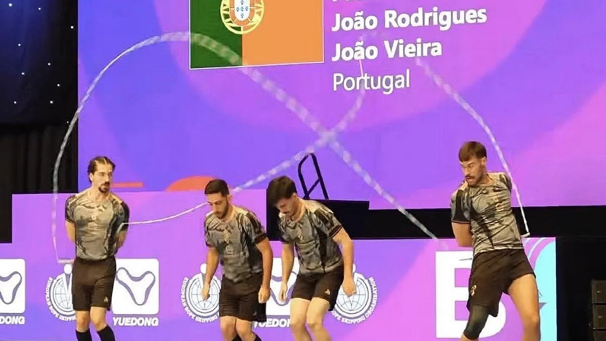 Saltar à corda já não é uma brincadeira: Portugal acelera no Rope Skipping