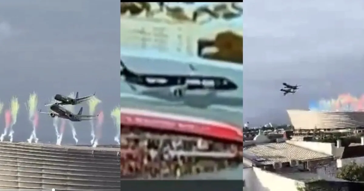 Dos aviones rozaron el estadio de Ciudad del Cabo antes de Sudáfrica vs All Blacks y aterraron a los 60 mil espectadores