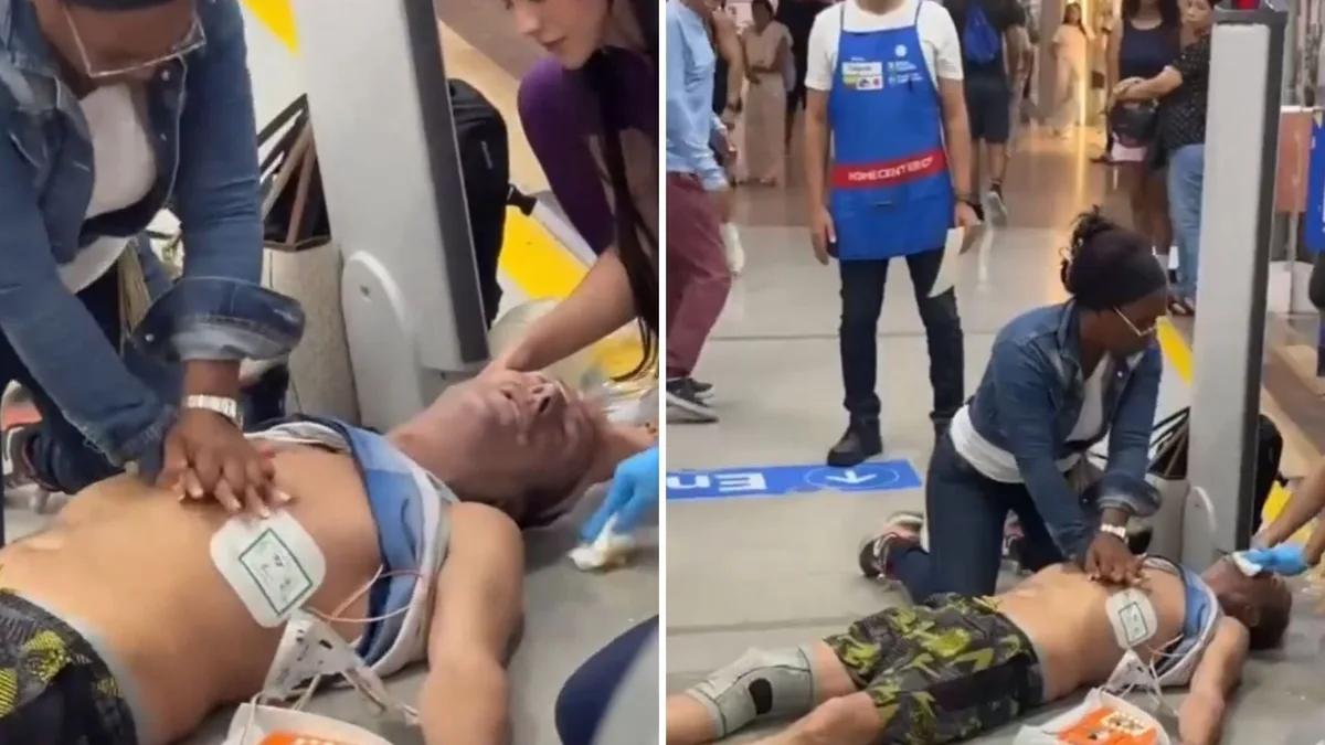 Trabajadora de almacén Homecenter salvó a un hombre durante una emergencia médica en Santa Marta: la maniobra quedó en video y se hizo viral