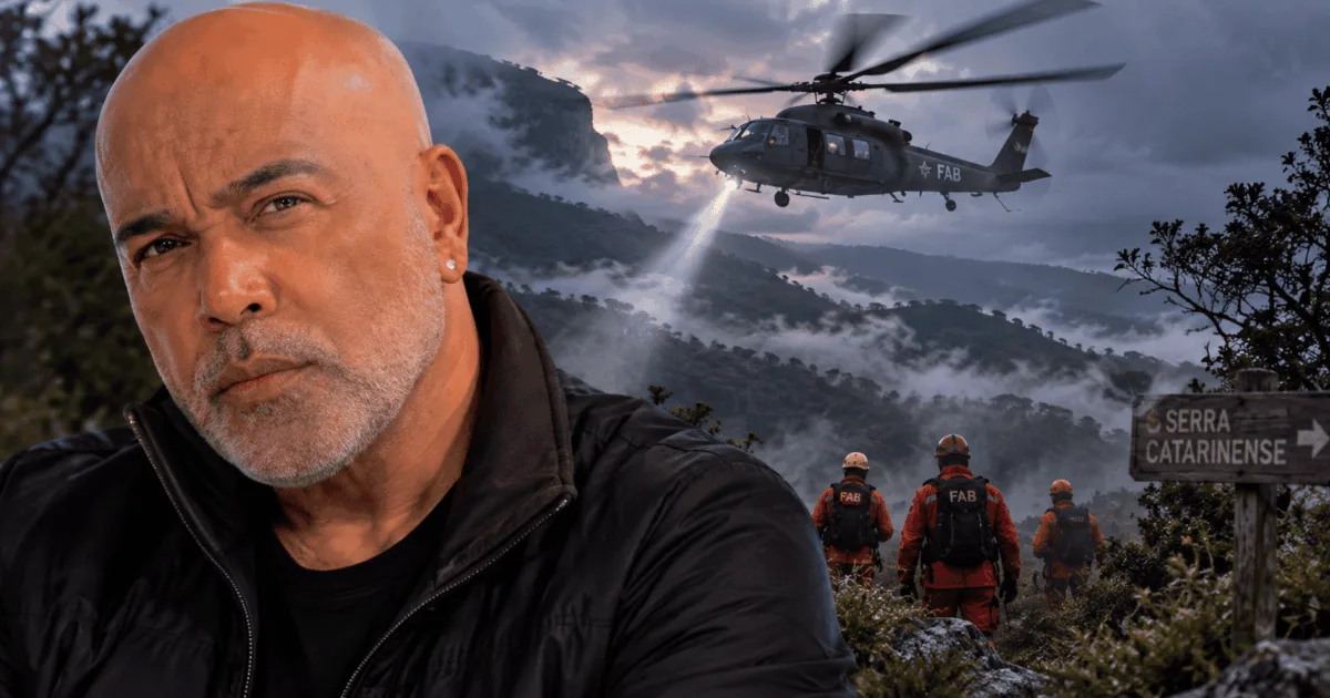 Buscas por helicóptero com Rick avançam em área de difícil acesso em SC