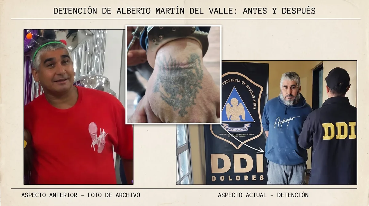 El tatuaje que delató y puso fin a la larga fuga del abusador que violó y embarazó a su hijastra de 11 años