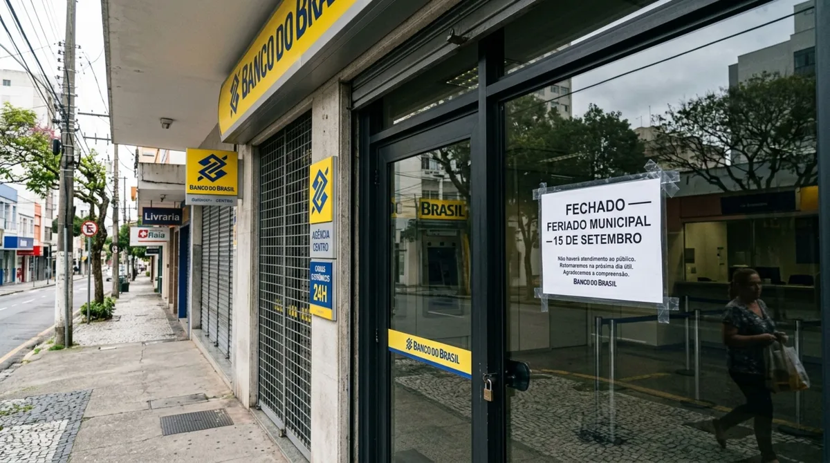 Bancos fecham 15 de maio