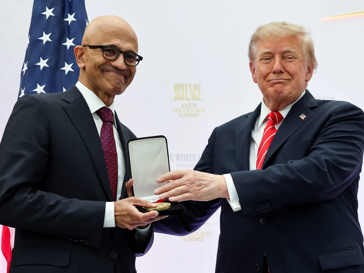 Satya Nadella had an awkward White House day