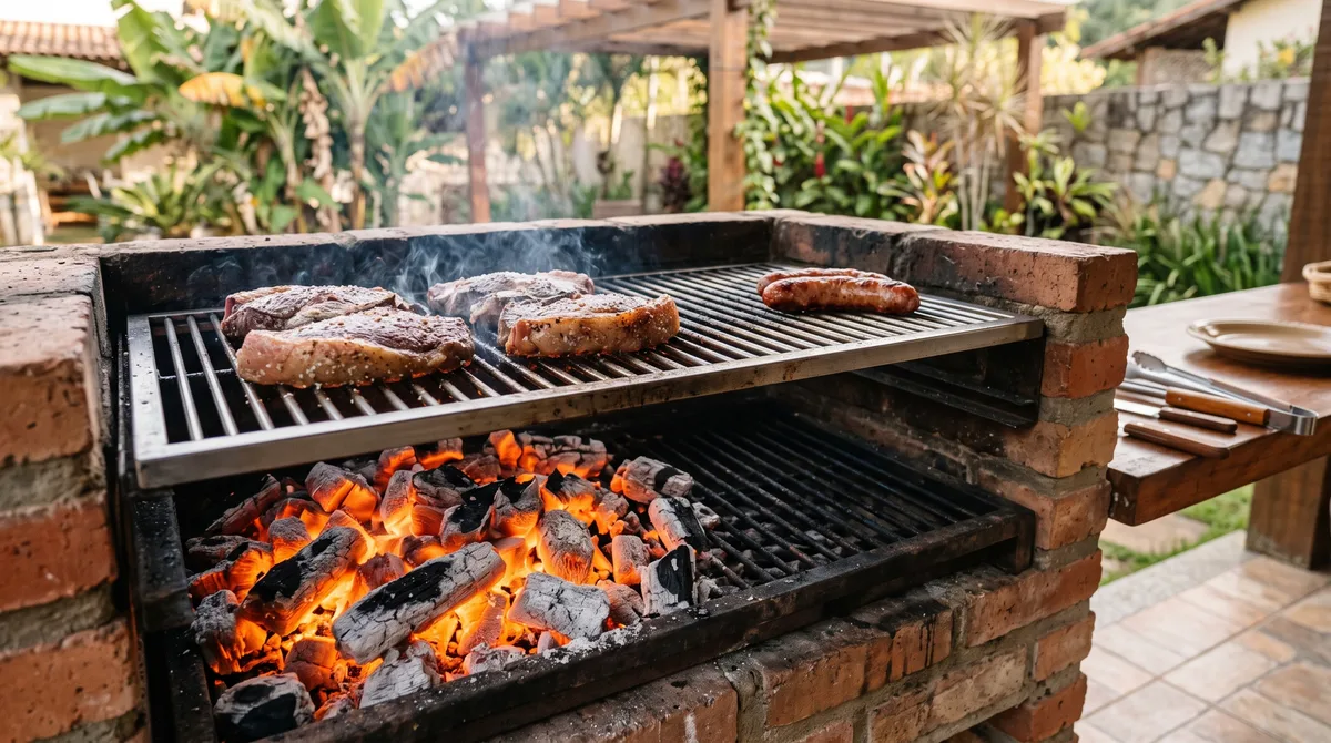 Carvão demais não significa churrasqueira melhor e pode deixar o churrasqueiro sem nenhum lugar para salvar uma carne que começa a passar do ponto