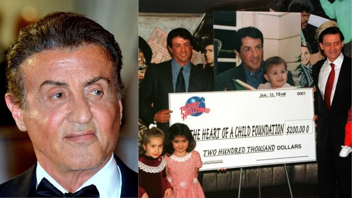 Sylvester Stallone gave $200,000 after daughter’s heart surgery to help children