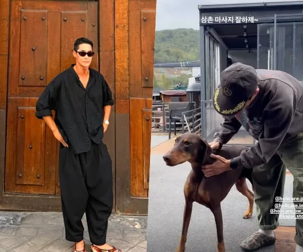 배정남, 반려견 벨 떠나보낸 후..벨 똑닮은 동생들 만났다 '먹먹'