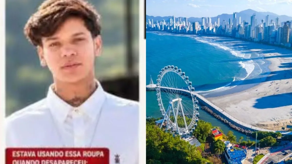 Jovem de 23 anos sai de casa para trabalhar, diz que iria tomar café na praia e desaparece em Balneário Camboriú
