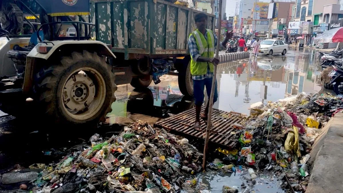 Official apathy and civic indifference blamed for garbage-filled drains in Tirupati