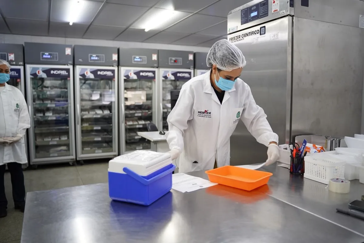 Bolsa de sangue raro cruza o país na cabine de avião comercial para chegar a paciente transplantado