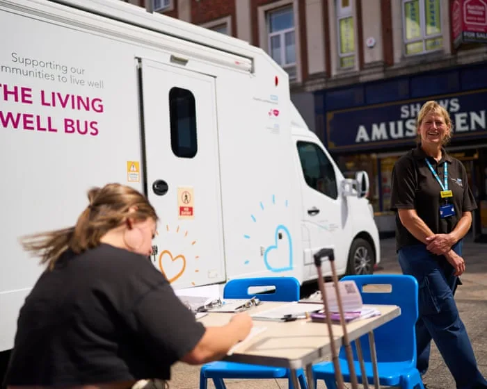 All aboard the cervical screening bus: how NHS clinic-on-wheels is saving lives
