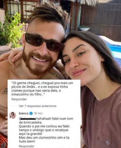 Bianca Andrade admite ciúme ao saber que Fred Bruno seria pai novamente: ‘E tá tudo bem’ (Foto: Reprodução/Instagram)