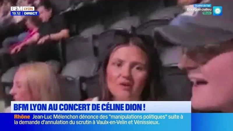 BFM Lyon pousse la chansonnette au concert de Céline Dion !