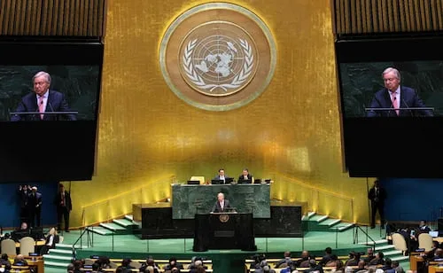 Jefe de la ONU condena sanciones de EU a CPI; "rendición de cuentas por crímenes internacionales es esencial para la paz"