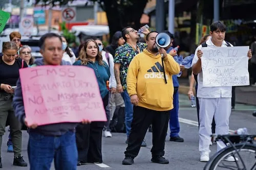 Alistan conferencia "para hablar sobre el tema del IMSS"; preparan marcha nacional